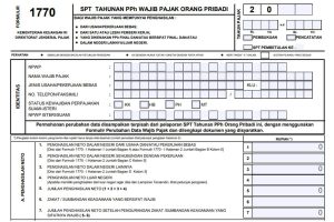 Apa Itu SPT Pajak Perorangan