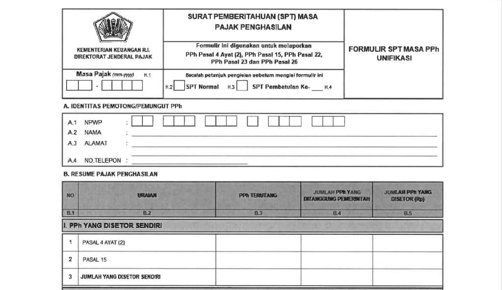 Perbedaan SPT Masa Dan SPT Tahunan - Proconsult