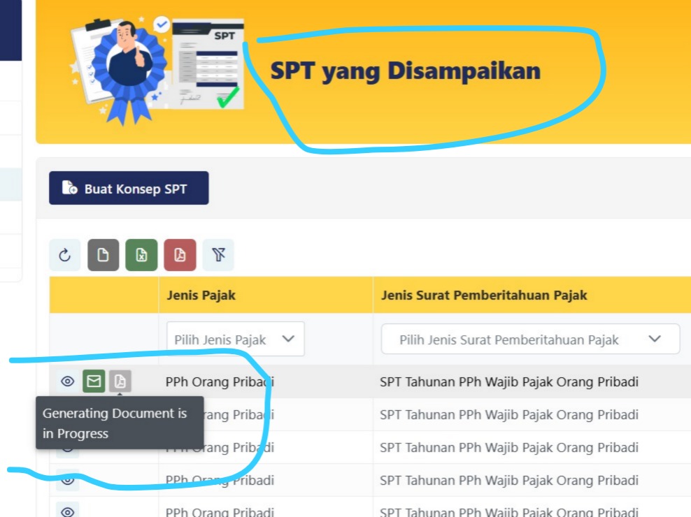 Apa Itu Arti Generating Document is in Progress Coretax?