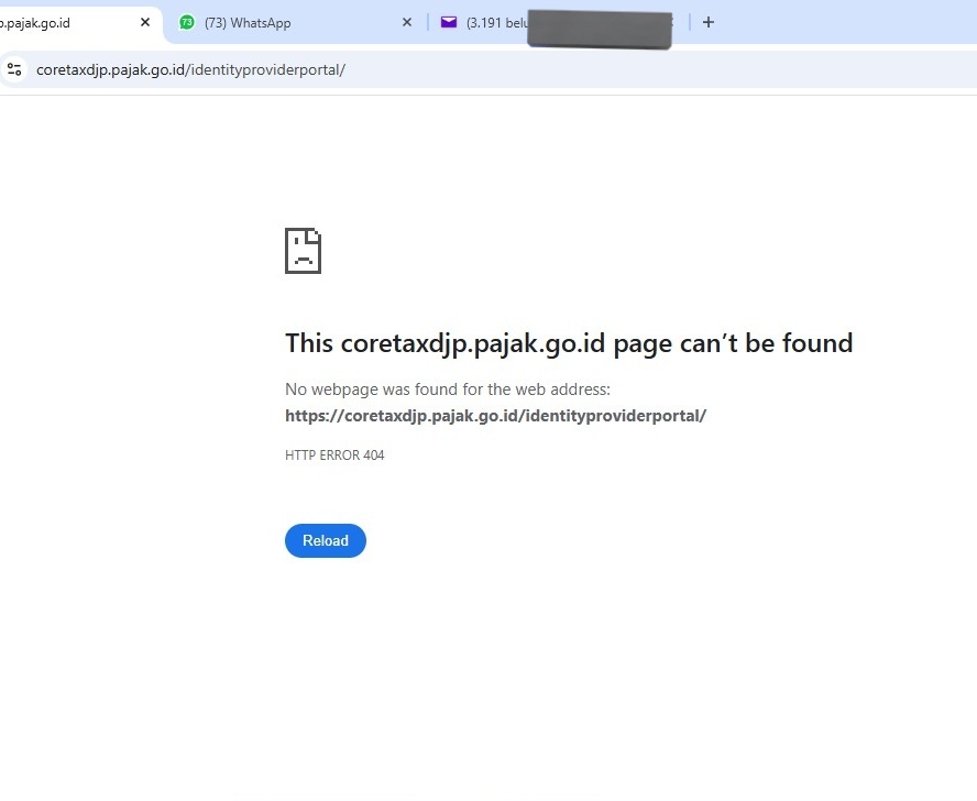 Impersonate Coretax Tidak Muncul? Ini Penyebab dan Solusi Cara Mengatasi