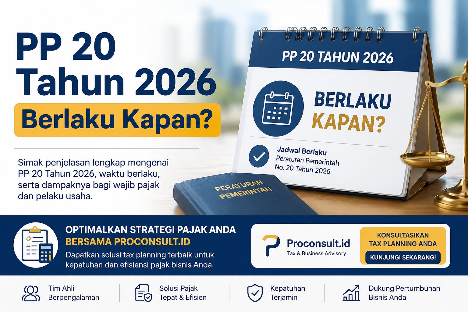 PP 20 Tahun 2026 Berlaku Kapan